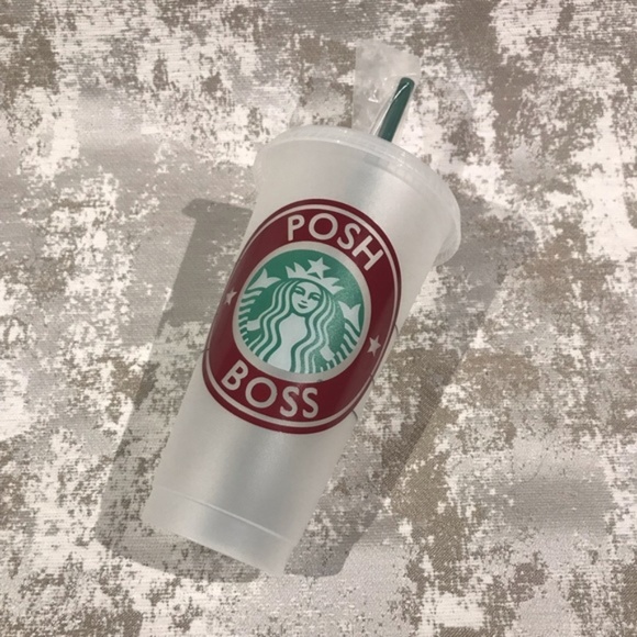 Starbucks Other - Posh Boss Reusable Starbucks Cold Cup!